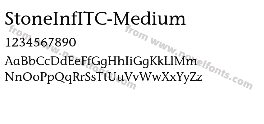 StoneInfITC-MediumPreview
