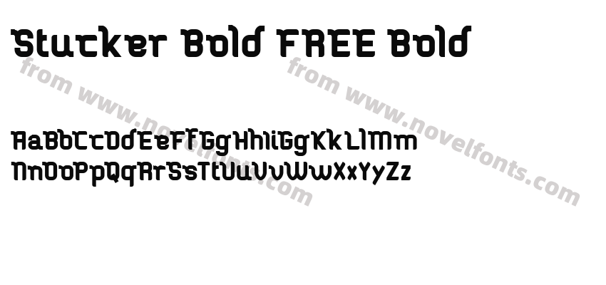 Stucker Bold FREE BoldPreview