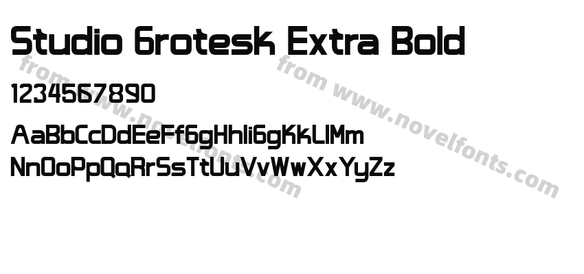 Studio Grotesk Extra BoldPreview