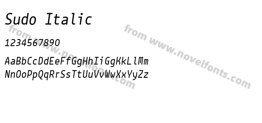 Sudo ItalicPreview