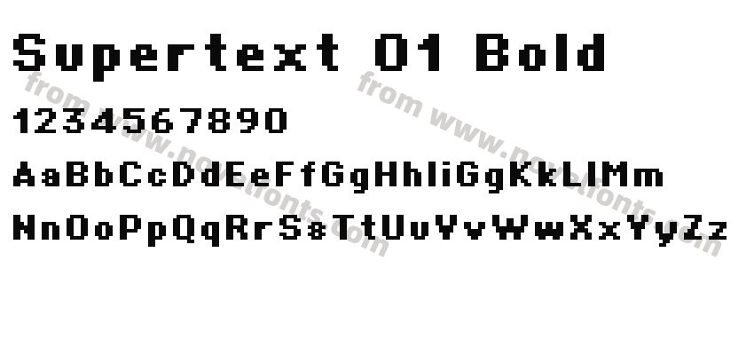 Supertext 01 BoldPreview