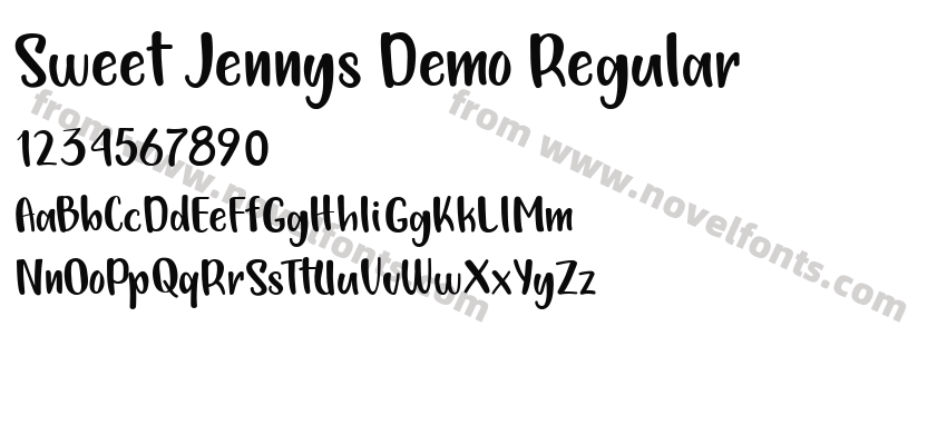 Sweet Jennys Demo RegularPreview