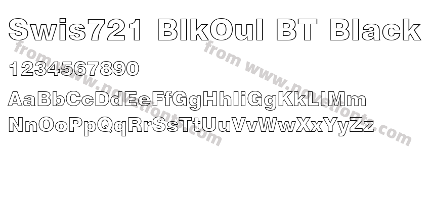 Swis721 BlkOul BT BlackPreview