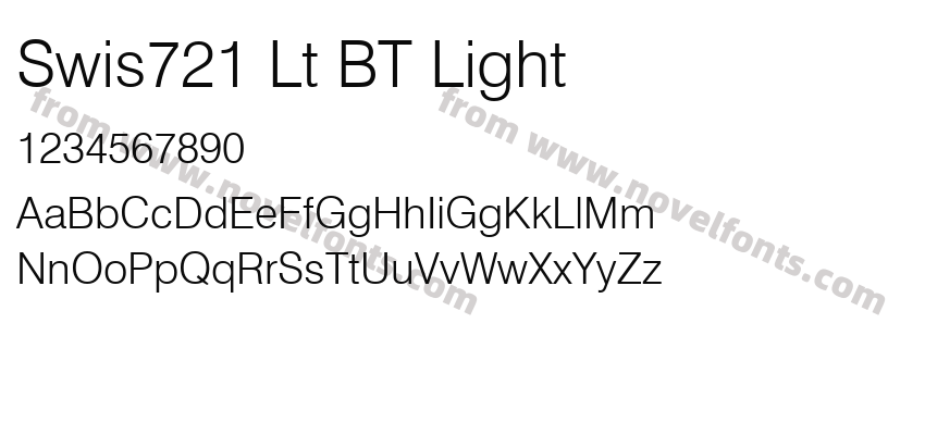 Swis721 Lt BT LightPreview