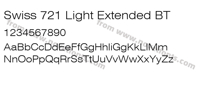 Swiss 721 Light Extended BTPreview