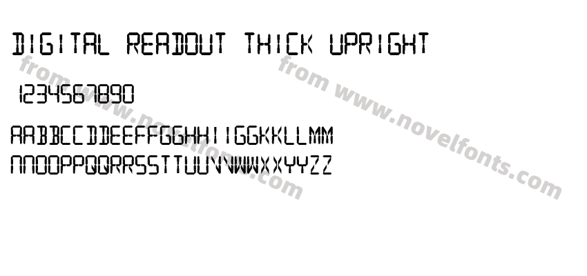 Digital Readout Thick UprightPreview