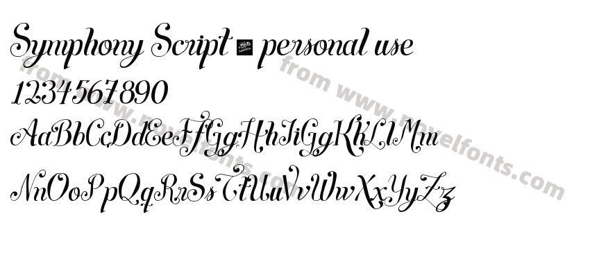 Symphony Script - personal usePreview