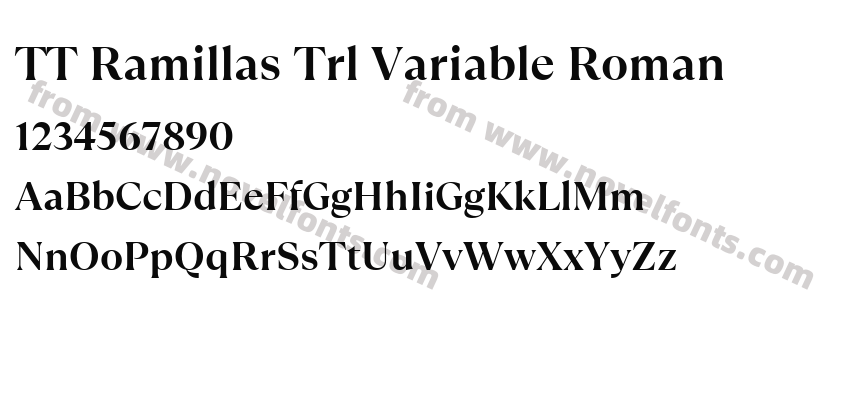 TT Ramillas Trl Variable RomanPreview