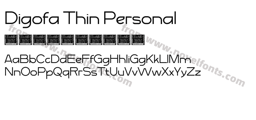 Digofa Thin PersonalPreview