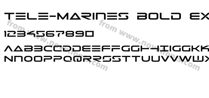 Tele-Marines Bold ExpandedPreview