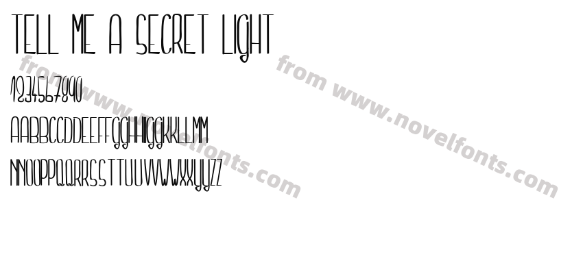 Tell me a secret lightPreview