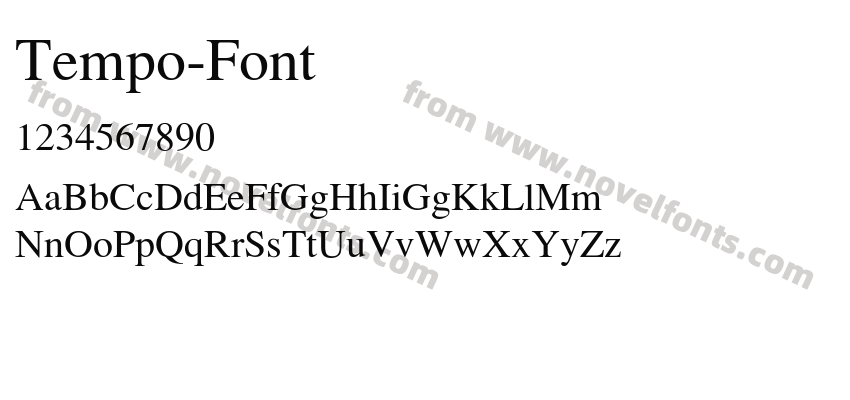 Tempo-FontPreview