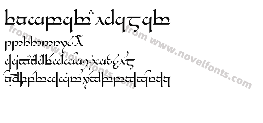 Tengwar EldamarPreview