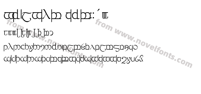 Tengwar ver. # 3Preview