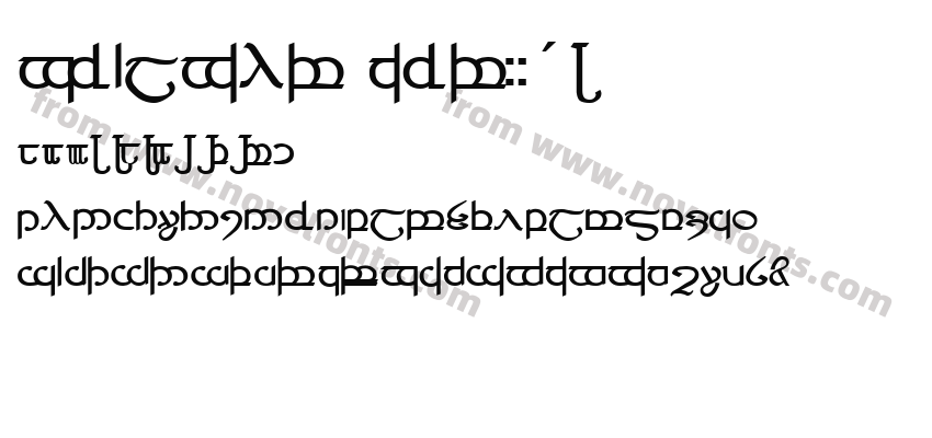 Tengwar ver. # 4Preview