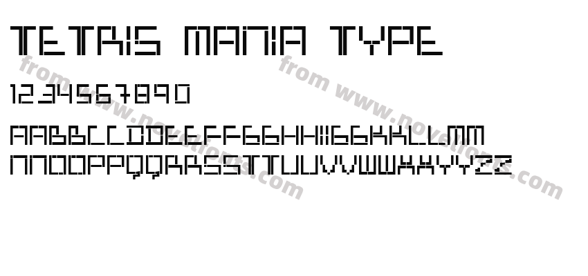 Tetris Mania TypePreview