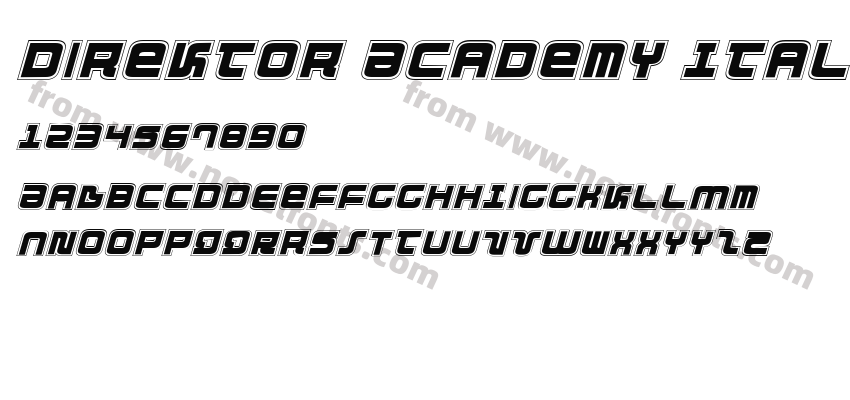 Direktor Academy ItalicPreview