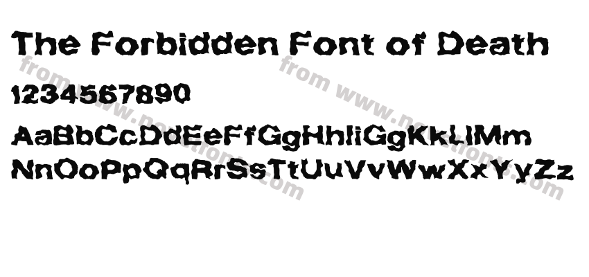 The Forbidden Font of DeathPreview