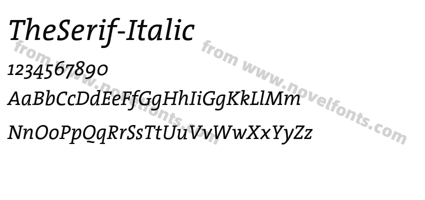 TheSerif-ItalicPreview