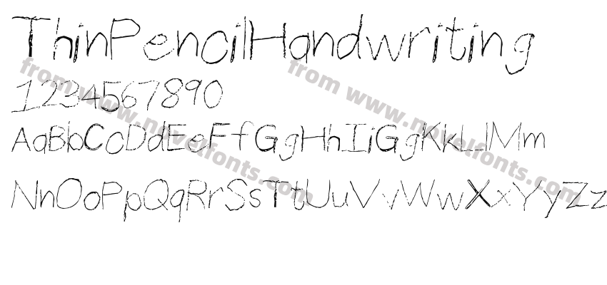 ThinPencilHandwritingPreview