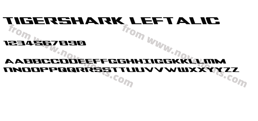 Tigershark LeftalicPreview