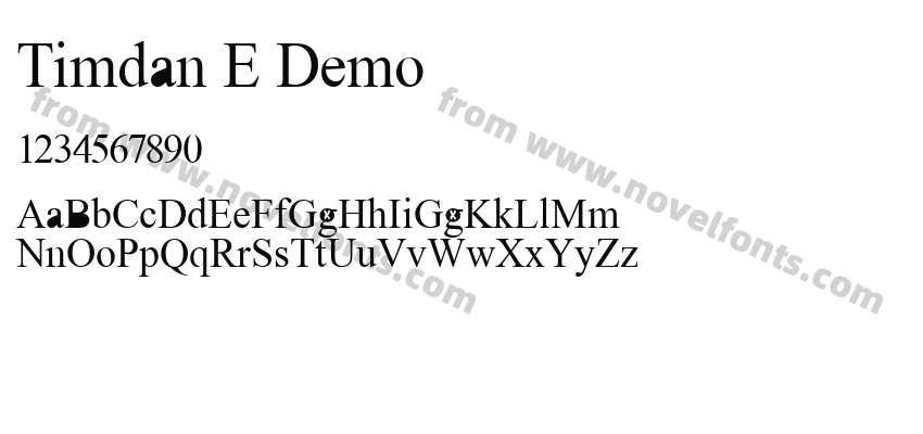 Timdan E DemoPreview