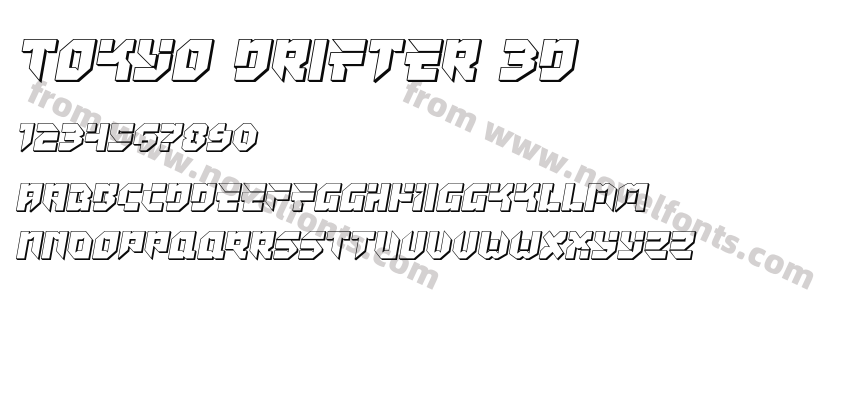 Tokyo Drifter 3DPreview