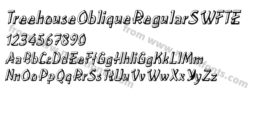 TreehouseObliqueRegularSWFTEPreview