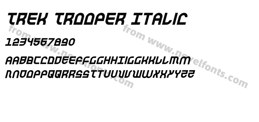 Trek Trooper ItalicPreview