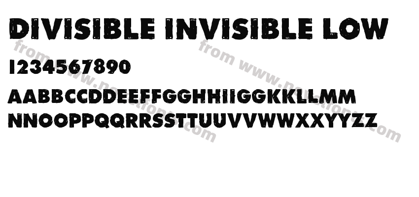 Divisible Invisible LowPreview