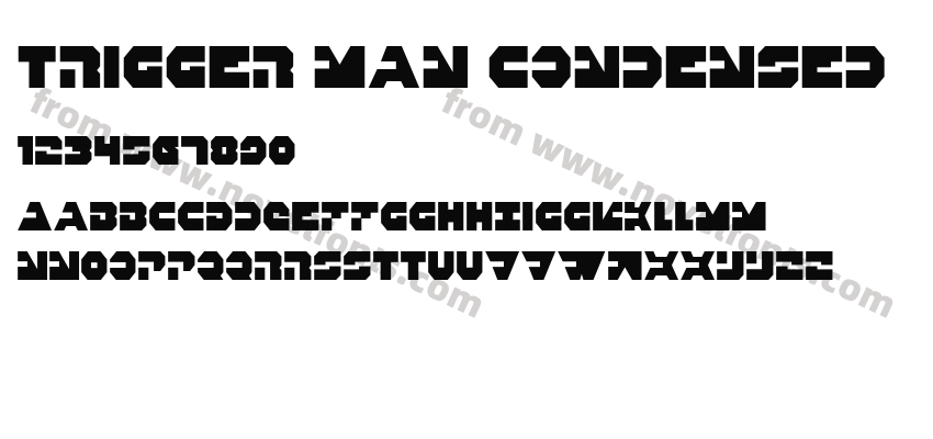 Trigger Man CondensedPreview