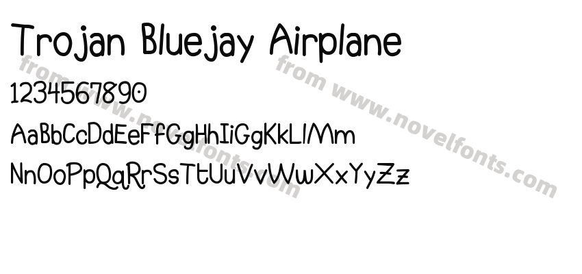 Trojan Bluejay AirplanePreview