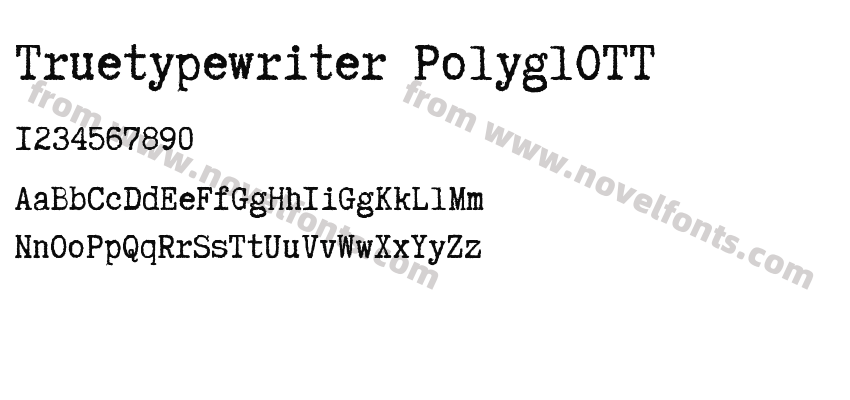 Truetypewriter PolyglOTTPreview