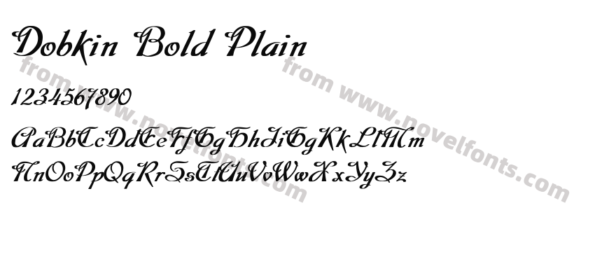 Dobkin Bold PlainPreview