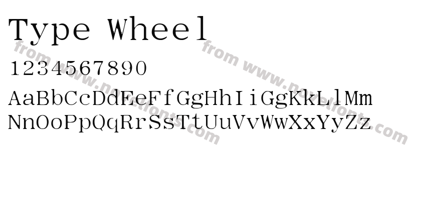 Type WheelPreview