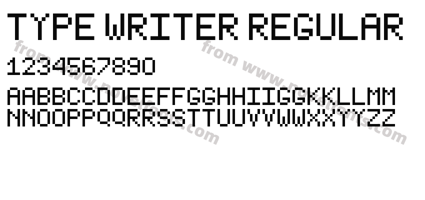 Type Writer RegularPreview