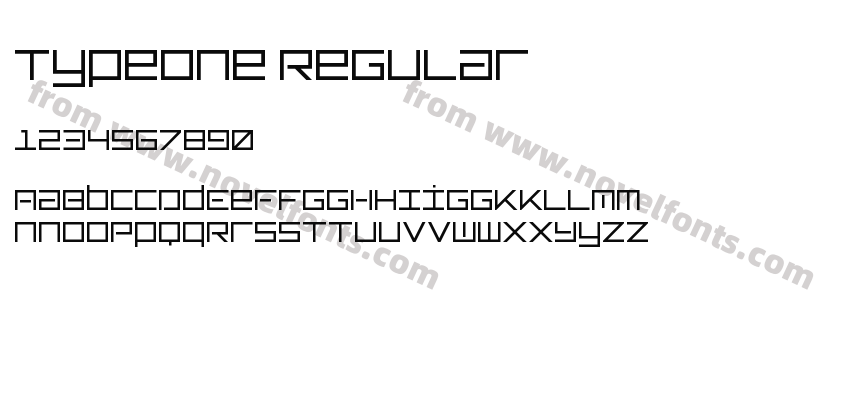 TypeOne RegularPreview