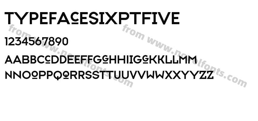 TypefaceSixPtFivePreview