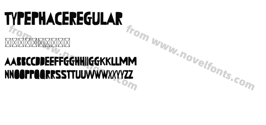 TypephaceRegularPreview