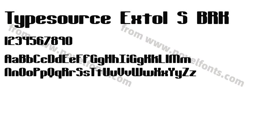 Typesource Extol S BRKPreview