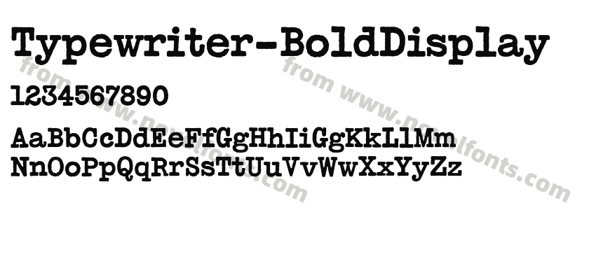 Typewriter-BoldDisplayPreview