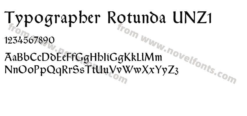 Typographer Rotunda UNZ1Preview