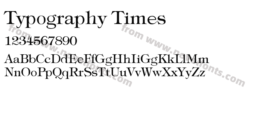 Typography TimesPreview