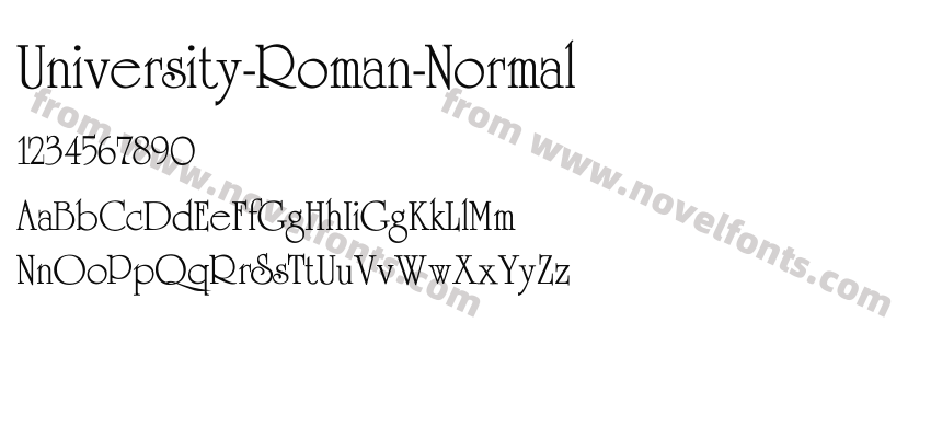 University-Roman-NormalPreview