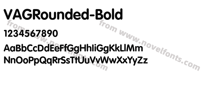 VAGRounded-BoldPreview