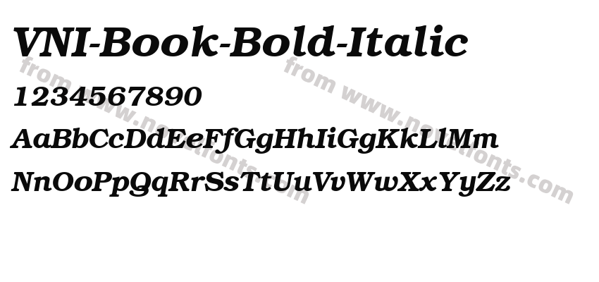 VNI-Book-Bold-ItalicPreview