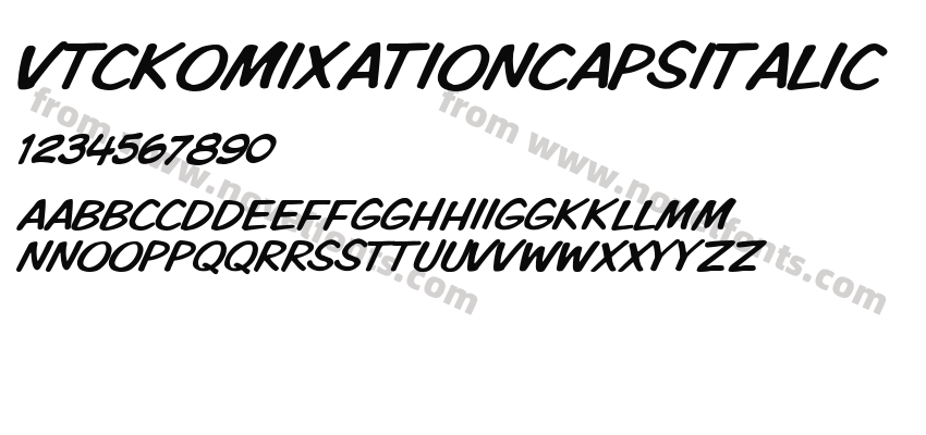 VTCKomixationCapsItalicPreview