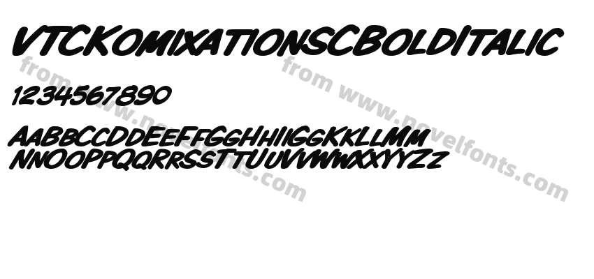 VTCKomixationSCBoldItalicPreview