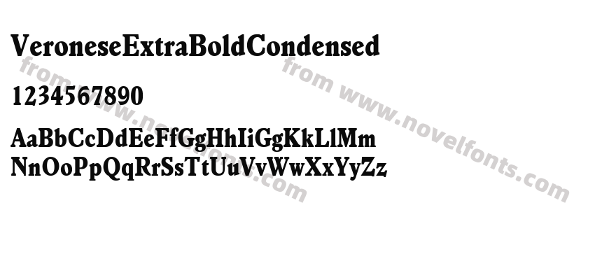 VeroneseExtraBoldCondensedPreview