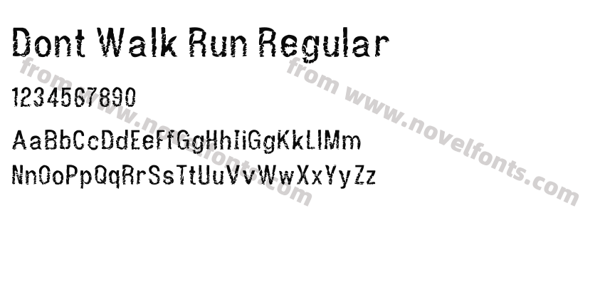 Dont Walk Run RegularPreview